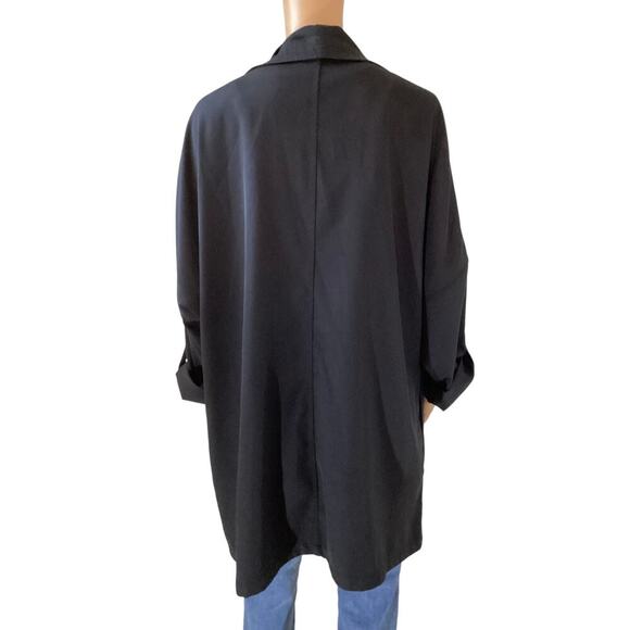 Max Studio Open Front Coat/Cardigan women’s sz 2X black - Picture 3 of 7